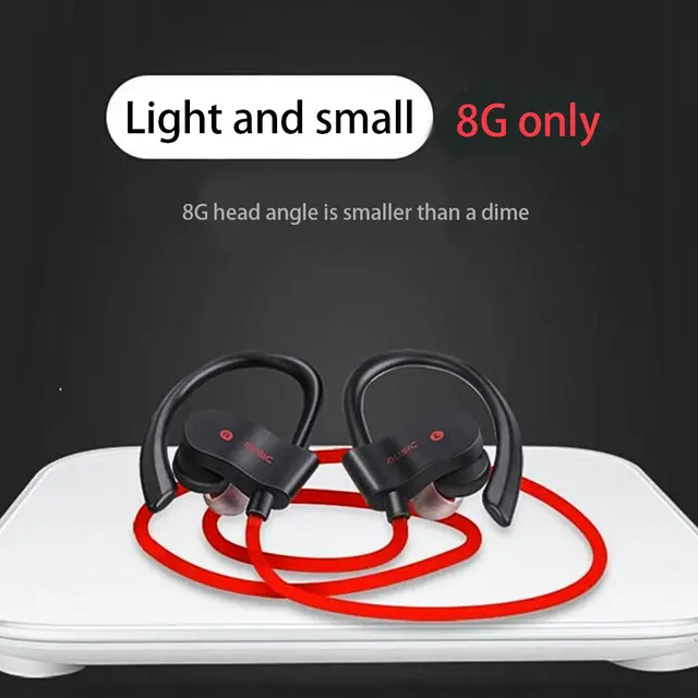 558 Bluetooth Earphone Earloop Earbuds Stereo Bluetooth Headset Wireless Sport Earpiece Handsfree With Mic For All Smart Phones 6