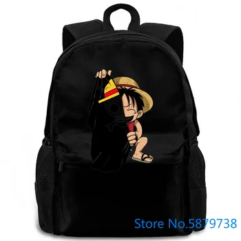 

Anime One Piece Japanese Anime Luffy Printed women men backpack laptop travel school adult student