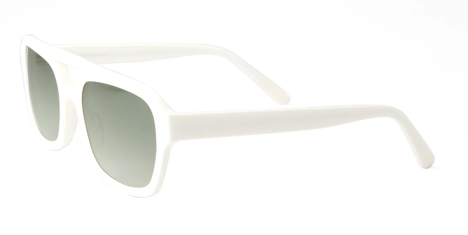 VE Designer Quadratische Sonnenbrille Frauen Hohe Qualität Weiß Acetat Sonnenbrille Für Männer Doppel Brücke Große Gläser Shades Oculos – Detail 13