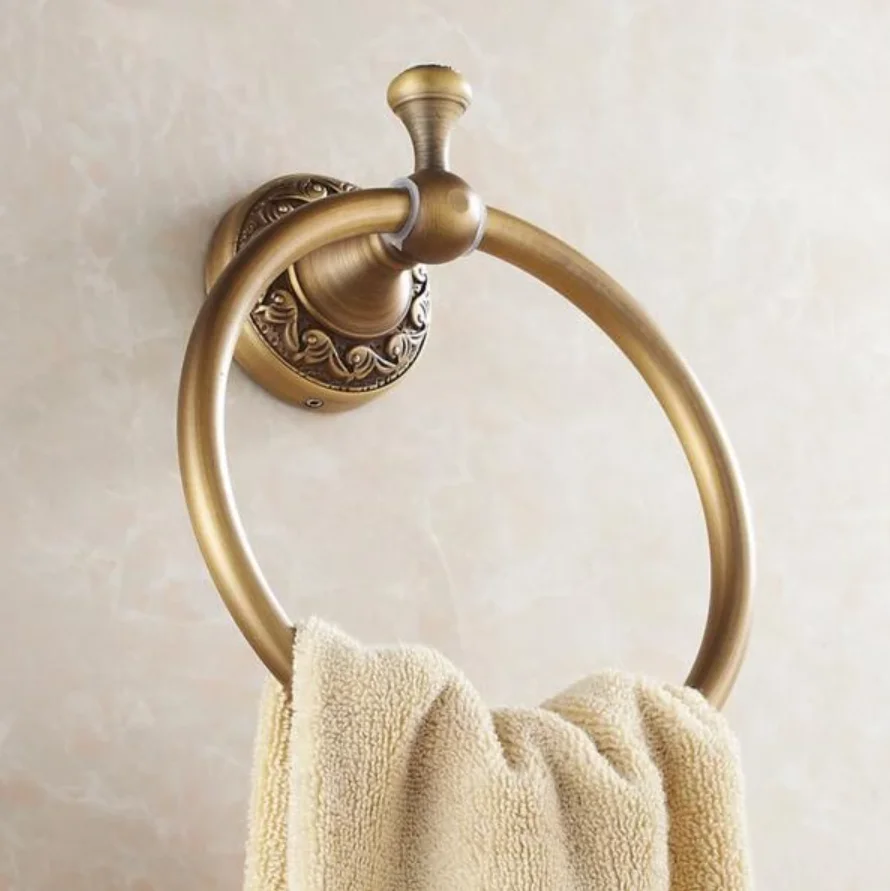 Towel Ring Copper Antique bronze/Gold Finish Bathroom Accessories Products ,Towel Holder,Towel bar