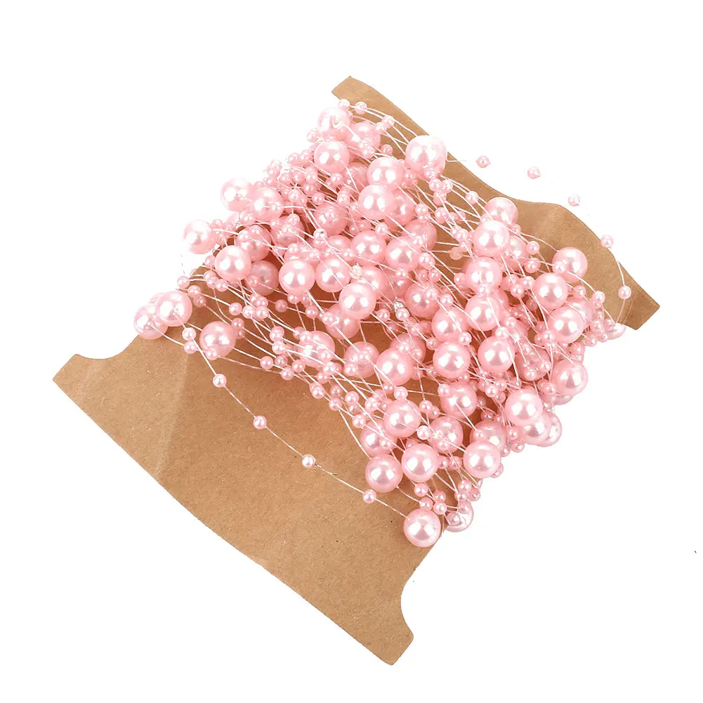 10 м ABS жемчужные бусины цепочка гирлянда Свадебная вечеринка украшение для волос