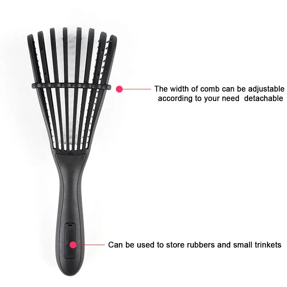 Detangling Brush Natural Hair Detangler Tangle Removal Comb