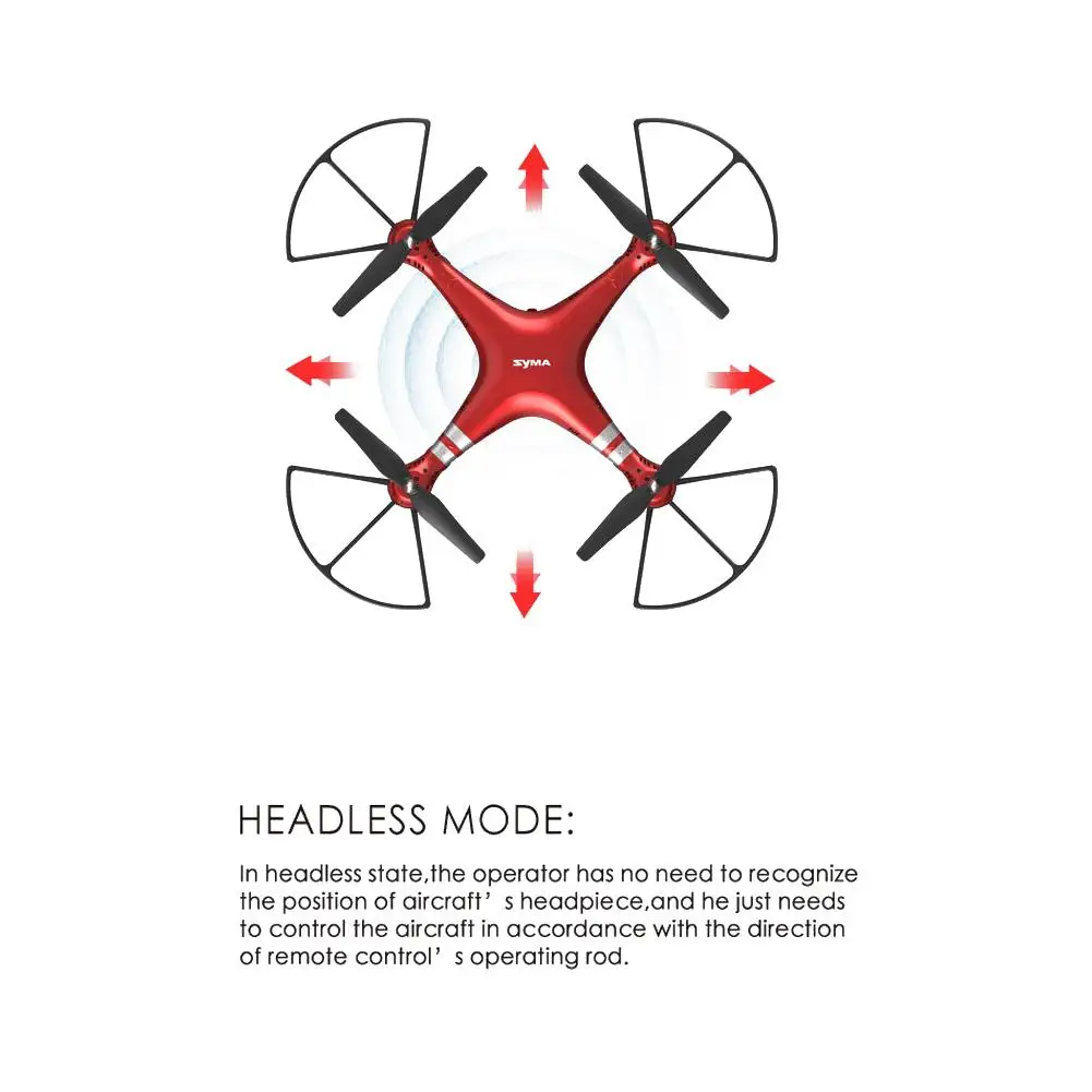 Новинка для Syma X8HG с камерой 8 мп HD режим удержания высоты 2 4G 4CH 6 осевой