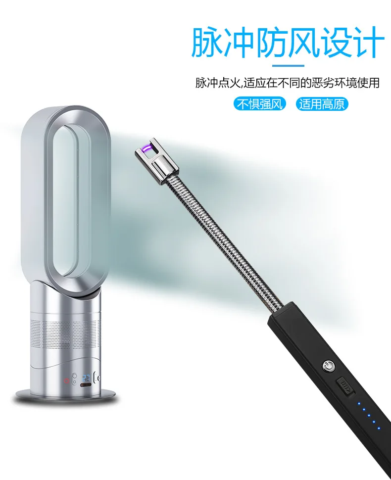 Зарядка зажигалка USB металлический пистолет зажигания Электронная зажигалка барбекю дуговая зажигалка электрическая зажигалка