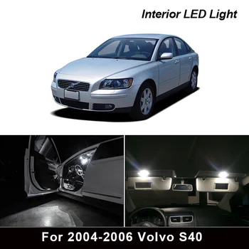 

15pcs Canbus Error Free LED Interior Light Kit Package for 2004-2006 Volvo S40 Car Accessories Map Dome Trunk License Light