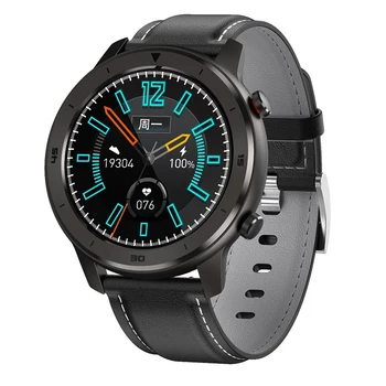 

Smart Watch 1.3"Touch Screen Health Detection Message Reminder Smart Wristwatch Compatible For Android iOS Metal Case Waterproof