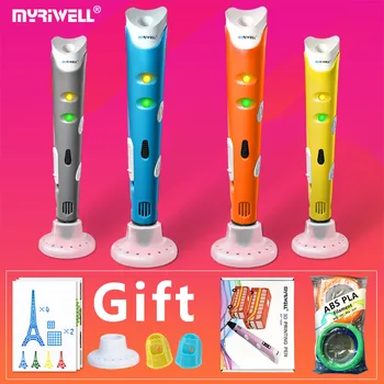 

myriwell 3d pen 3d pens,1.75mm ABS/PLA Filament, new Year gift,Creative 3d printer pen-3d magic pen,Best Gift for Kids,pen 3 d