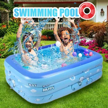 

Inflatable swimming pool Children's Family Inflation Pool Baby Ocean Ball Sand Pool Bath Toys Square