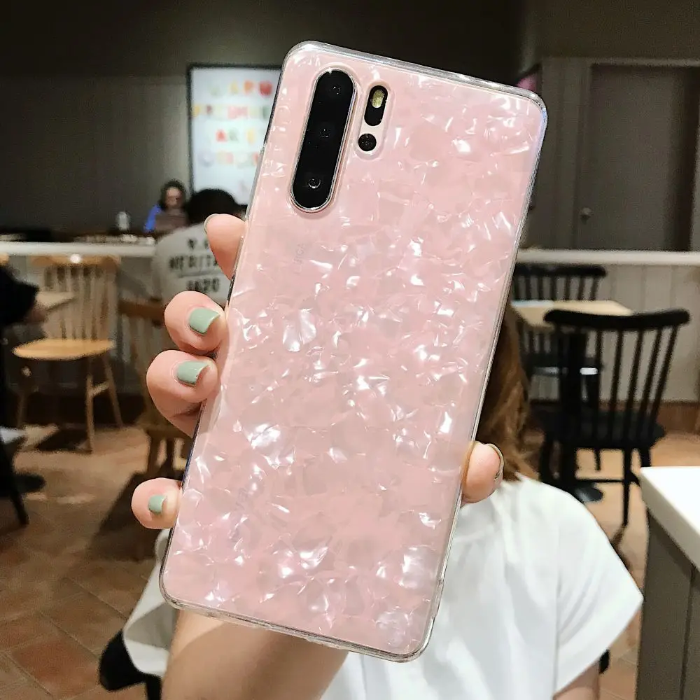 LAPOPNUT Мягкий Тонкий блестящий прозрачный силиконовый чехол для Huawei P20 Lite P30 Pro Mate 20
