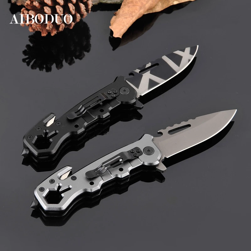 Складной карманный нож портативный Клинок для выживания из швейцарской
