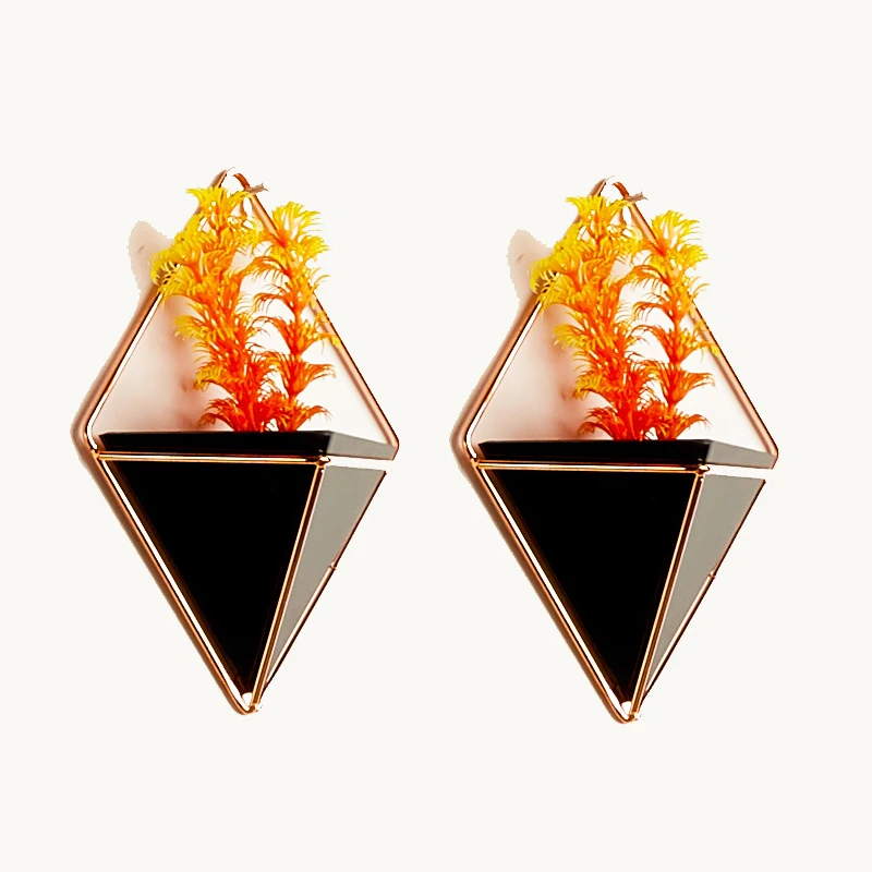 2 шт. геометрический настенный плантатор декоративные подвесные плантаторы