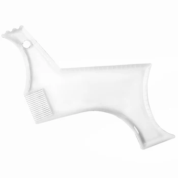 

Beard Shaping Styling Tool with Inbuilt Comb for Perfect Line up Edging Men's Facial Hair Style Styling Tool Stencil Beard Comb