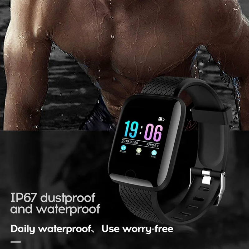 116 Plus Smart Watch 1.3 Inch Tft Color Screen Waterproof Sports Fitness Activity Tracker Smart Watch dropshipping Hot 2