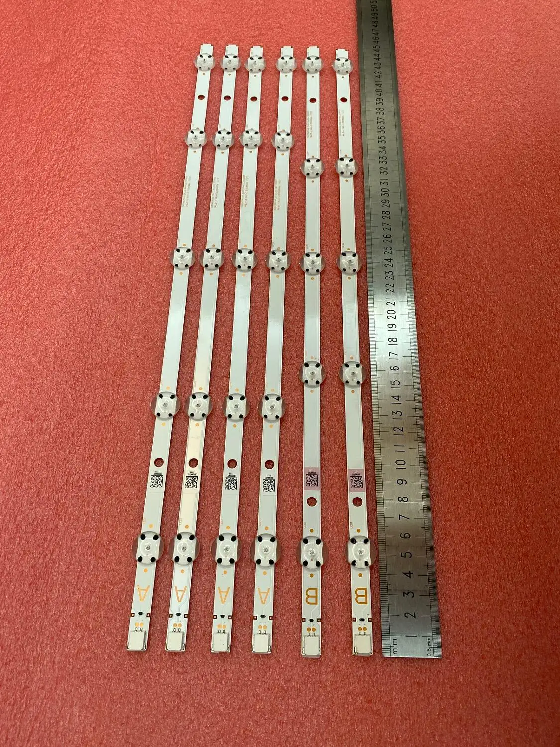 

New 5set=30 PCS 5LED 450mm LED Backlight lamp strip For 48HB6T72U LSC480HN08-G01 VES480UNDS-2D SVV480A16A SVV480A16B_5LED_150803