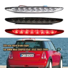 X-CAR led terceira luz de freio para bmw mini cooper r50/r53 2002-2006 parar lâmpada luz erro livre carro luz 63256935789