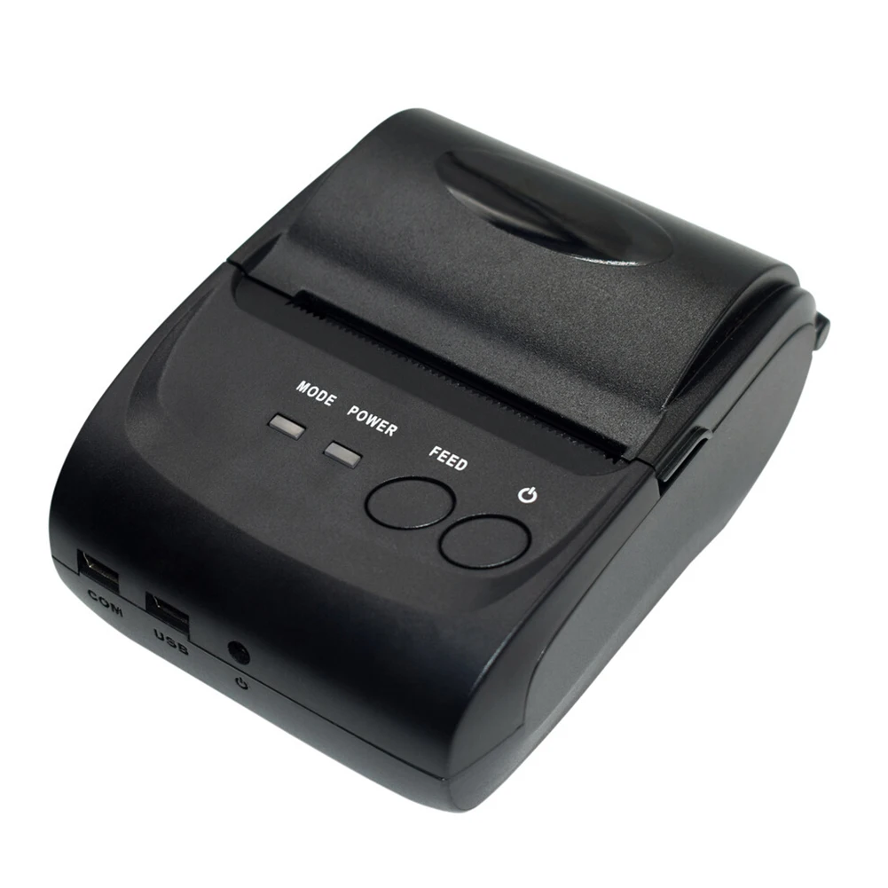 POS-5802DD Мини Портативный Bluetooth термальный принтер для распечатки квитанций