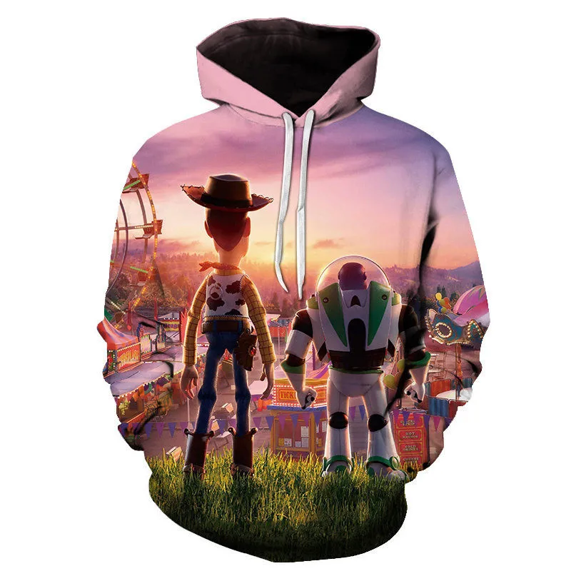История игрушек мультфильма 4 Базз Лайтер 3d принт для мужчин и женщин досуг забавная толстовка с капюшоном древесный принт модная толстовка с капюшоном