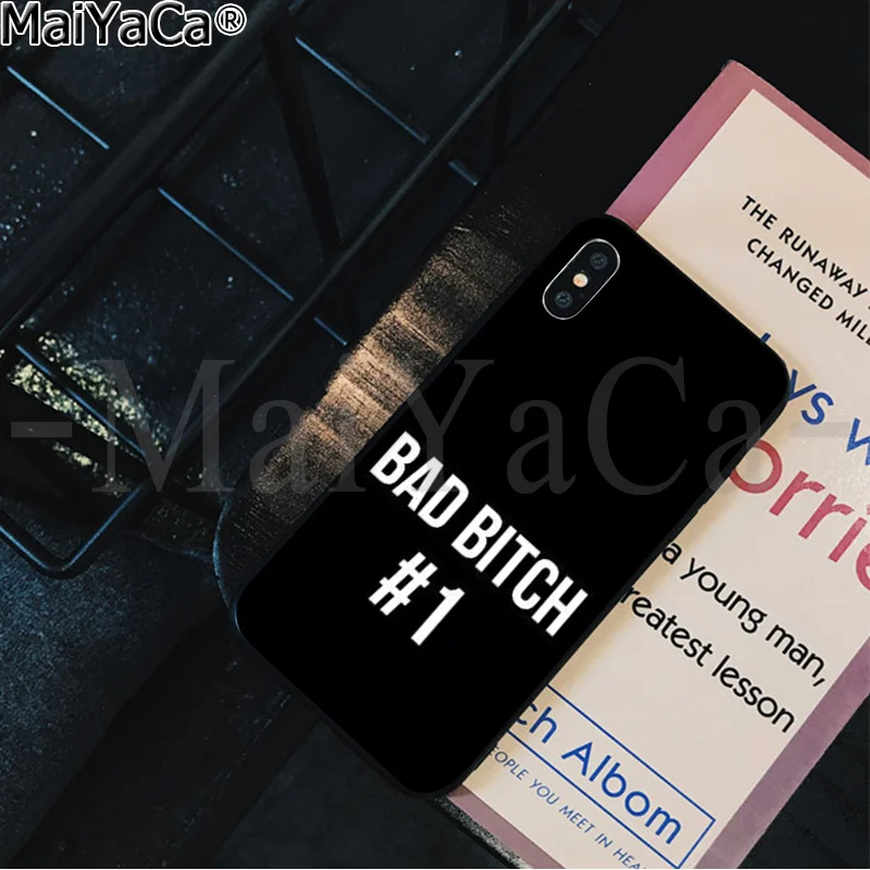 MaiYaCa, я не всегда сука, Новое поступление, черный чехол для телефона, для Apple iPhone 8, 7, 6, 6S Plus, X, XS, MAX, 5, 5S, SE, XR, чехол