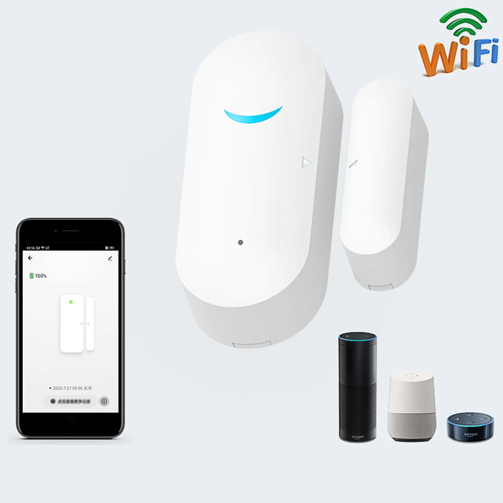 

Умный датчик открытия окон и дверей с поддержкой Wi-Fi