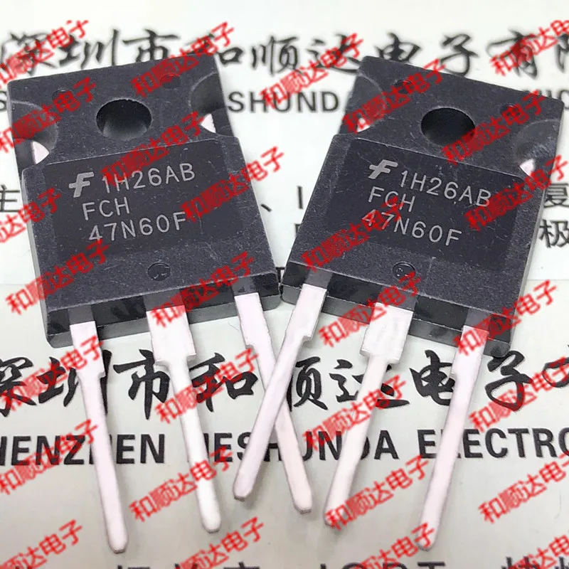 Original New 2pcs / FCH47N60F TO-247 TO247