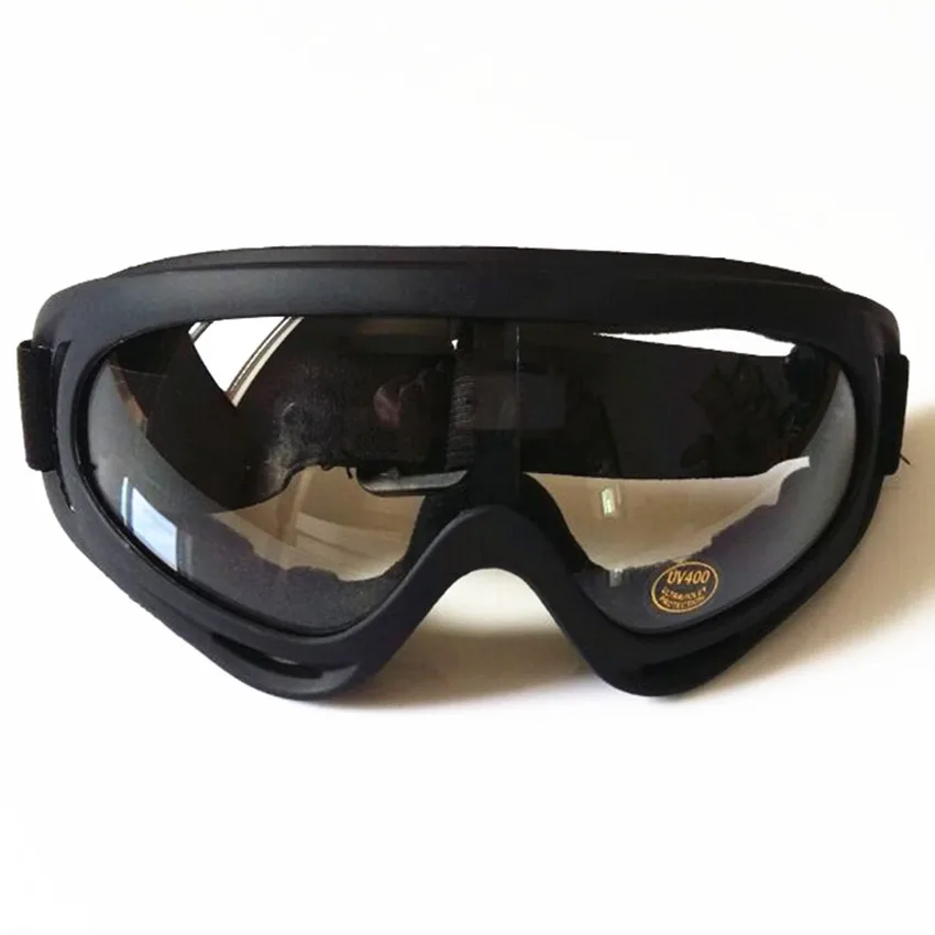 Женские и мужские уличные очки для катания на лыжах X400 мотоциклетные ветрозащитные очки 1 шт. анти-шок защитные очки для снегохода модные - Цвет: Brown