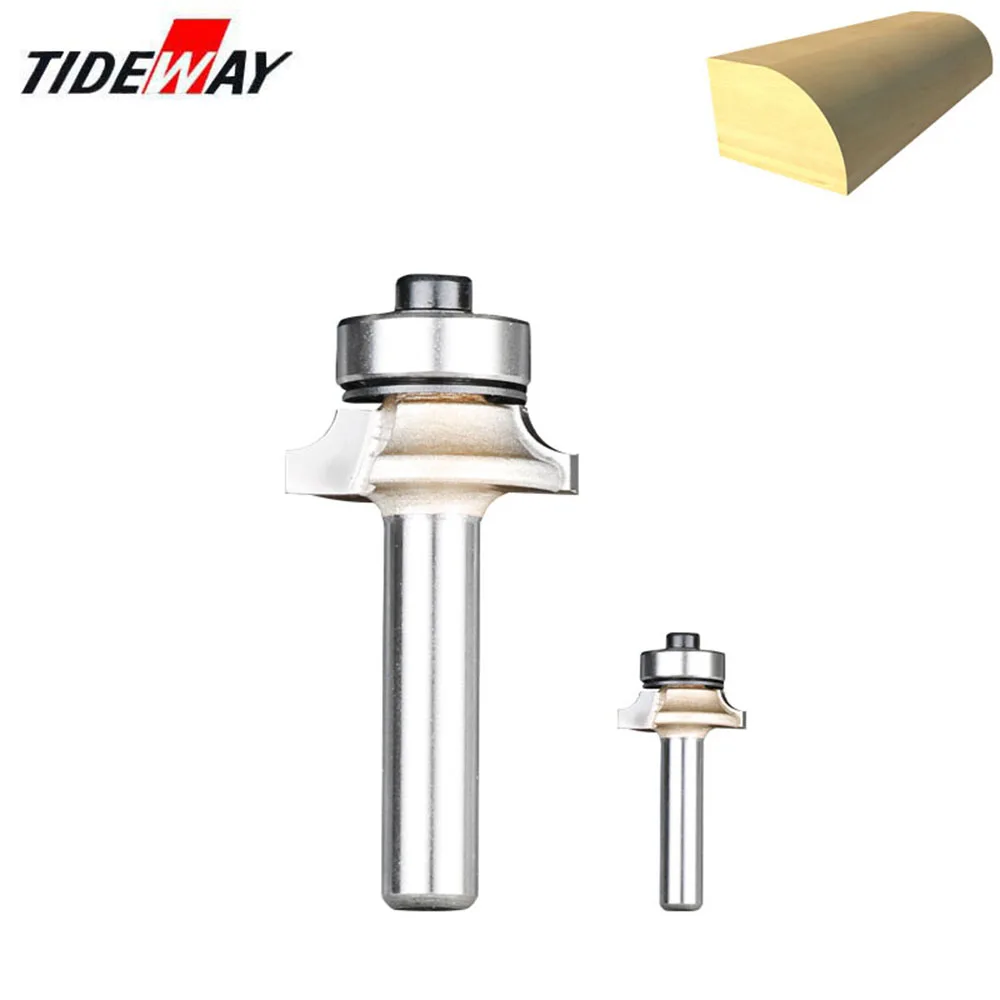 Tideway 1/4 &quot1/4 мм Угловая круглая бита для деревообработки инструмент с 2 канавками