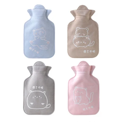 1pc-random Бутылка для горячей воды, мультяшная бархатная Бутылка Для Инъекции воды, мини портативные обогреватели для рук, зимние ручные грелки - Цвет: 1pc-random