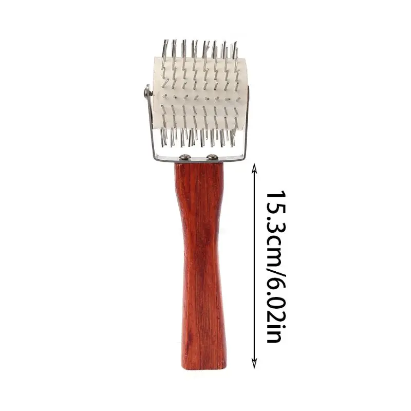 Из нержавеющей стали для пчеловодства игольчатый ролик раскачивания меда гребень извлечения инструмент E65B