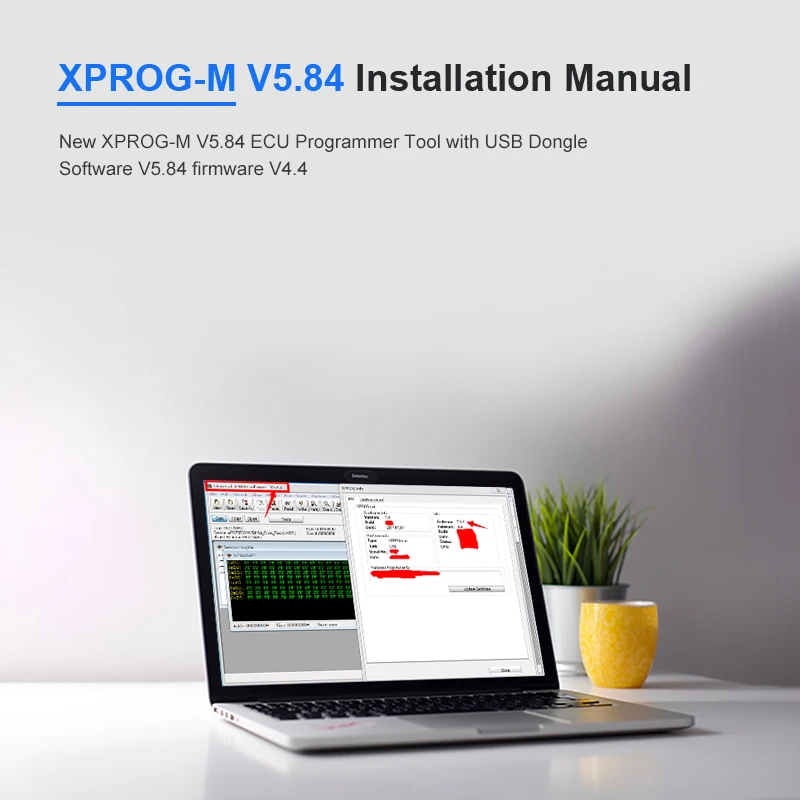 Программатор ЭБУ Xprog V5.84 профессиональный XProg M со всеми адаптерами адаптер V5.55 EWS3