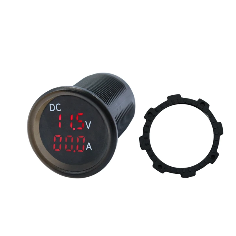 

Automobile yacht Car refitting Universal Digital display voltmeter ammeter two in all