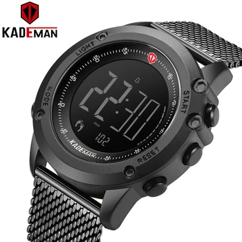

KADEMAN Fashion Sport Men Multifunction LED Digital Display Alarm Waterproof Shockproof Luminous Smart Watches Reloj Hombre