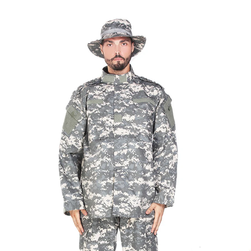 Военная Тактическая Мужская камуфляжная одежда комплект для детей Боевая Охота Jaskets брюки для мальчиков детские армейские костюмы Militar армейская форма - Цвет: 3