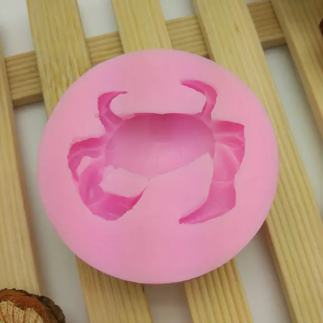 Aranyos Rák Alakú Óceáni Téma Fondant Sütemény Dekoráció Szilikon Penész Cukorkapenék Gumi Paszta Sütő Formák Barkács Csokoládé M231 - Image 3