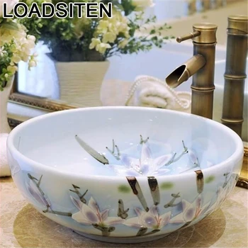 

Salle Bain Lavatory Lavandino Bagno Umywalka Sobre Encimera Bowl De Mano Lavatorio Wastafel Bathroom Lavabo Sink Wash Basin