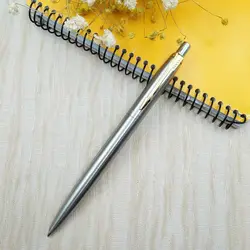 Premium Metal Ballpoint Pen Set with Blue Ink - Ideal for School, Office, and Wholesale Stationery (Silver gold)