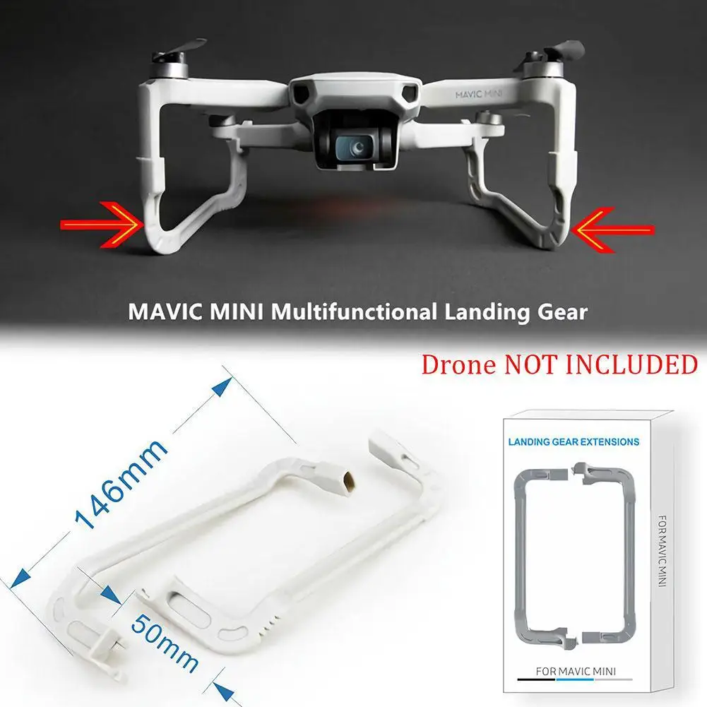 1 пара шасси расширения ноги высота расширитель для DJI Mavic Мини RC Дрон аксессуары
