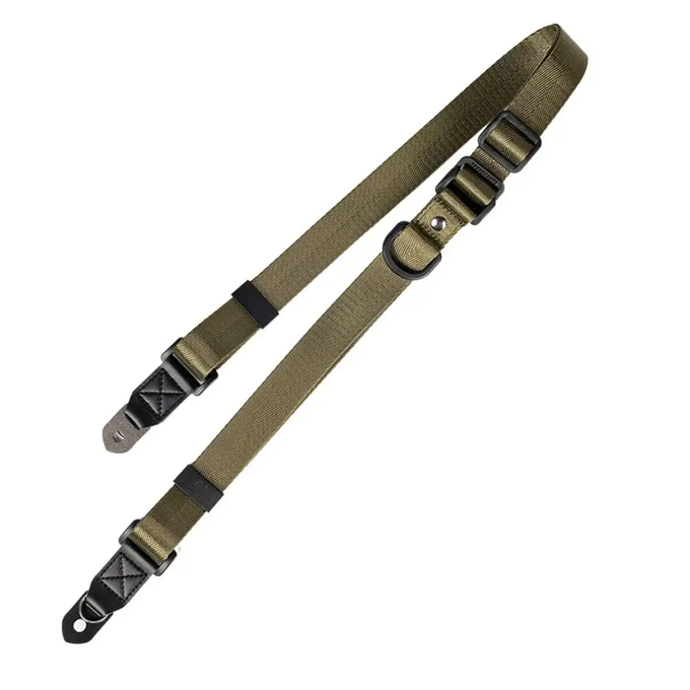 army green Нейлон Камера ремешок на шею, через плечо ремень мягкий для цифровых однообъективных зеркальных камер и однообъективных зеркальных для Leica Fuji Камера ремень красочный - Color: army green