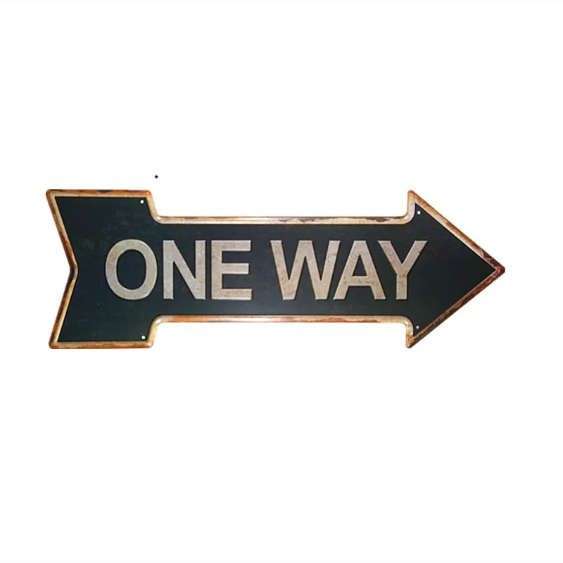 Светло-зеленый Dl-стрелка жестяная вывеска выход металлическая жестяная вывеска винтажный домашний Декор металлическая пластина Настенный декор металлический знак 3D Декор металлическая табличка - Цвет: Светло-зеленый