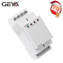 GEYA GRV8-09 Phase Sequence Relay Phase Failure Relay 8A 2SPDT Phase Monitoring Device 36mm Width the phase protection relay 380v power broken phase fault phase overvoltage and undervoltage detection monitoring rd6 w