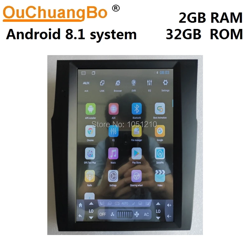 Ouchuangbo Радио Аудио плеер gps для Citroen C4L C4 Tesla Тип экран Поддержка android 8,1 система 12,1 дюймов 4 Гб ram 64 Гб rom