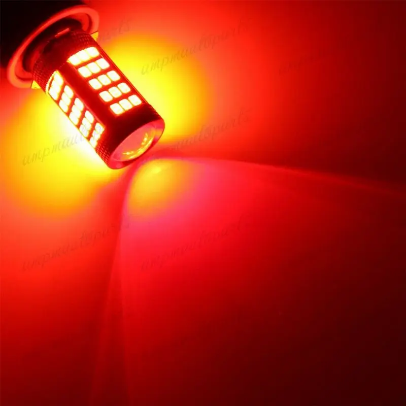 1 шт. H7 2835 66 SMD светодиодный PX26D проектор Противотуманные фары Дневные ходовые лампы красный/желтый автомобиль свет DRL источник света Яркий