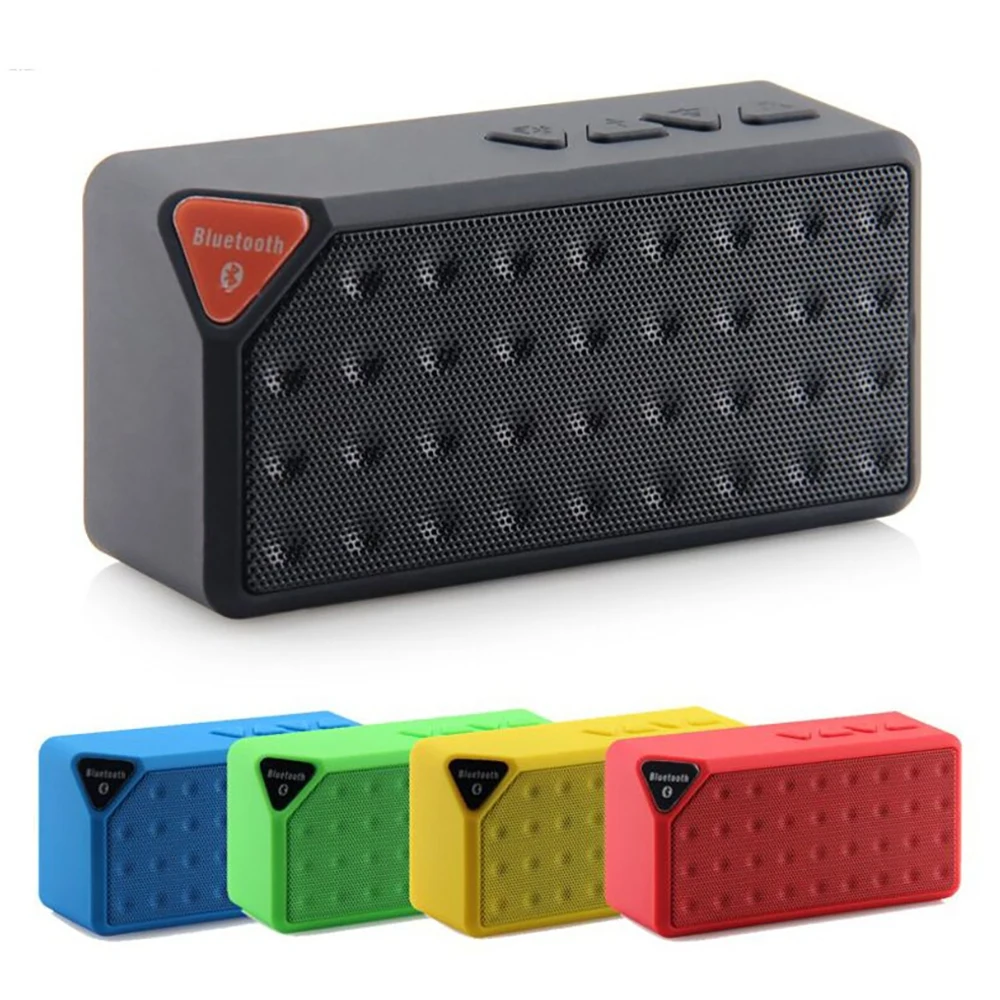 

Portable Mini Bluetooth Speaker X3 TF USB FM Wireless Music Sound Box Subwoofer Loudspeakers with Mic