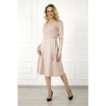 

Women's dress "Elegant", color pink lurex, size 54