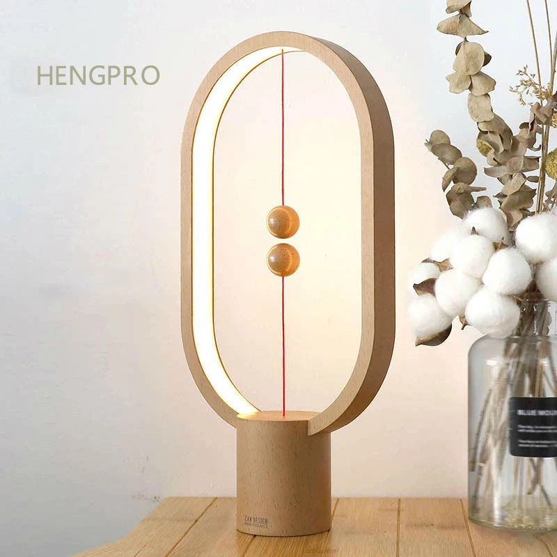 Обновленный светодиодный ночник HENGPRO Balance переносной Магнитный светильник в