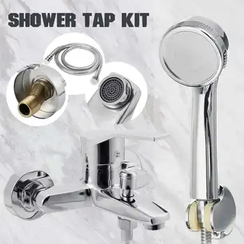 

Bathtub Faucet Bath Faucet Mixer Tap Wall Mounted Hand Held Shower Head Kit Shower Faucet Sets Bath Water Mixer Shower Set