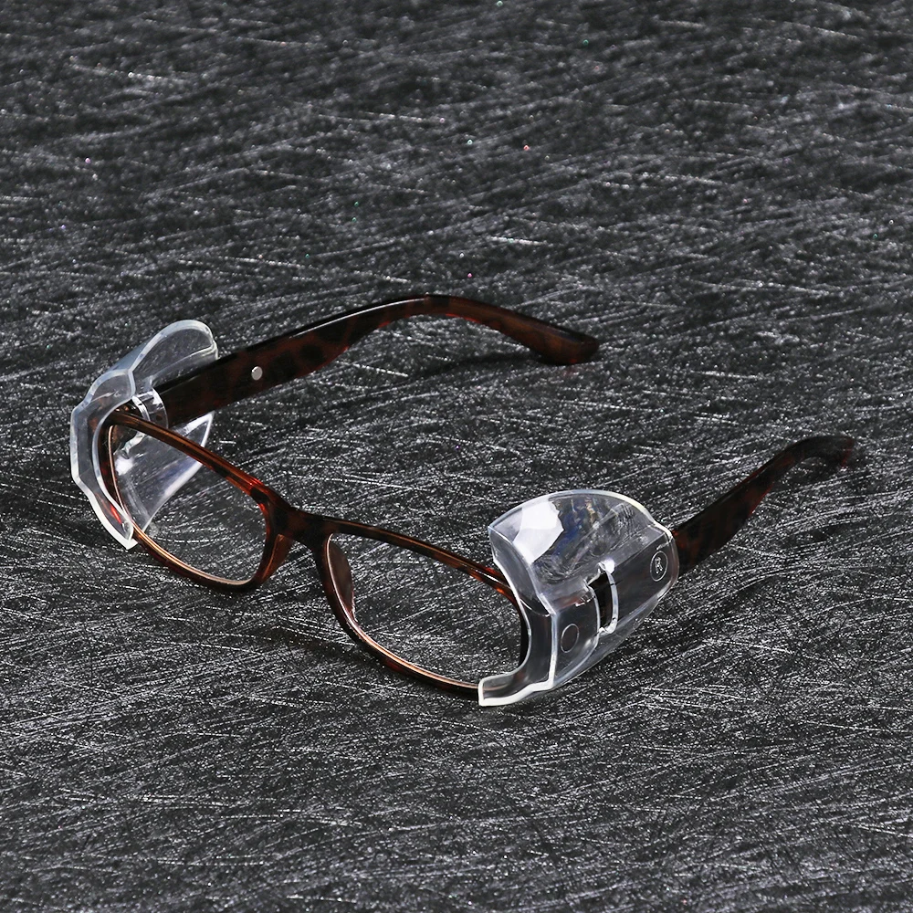 Universal Clear Safety Eye Glasses Side Cover Goggles Accessories 2Pcs