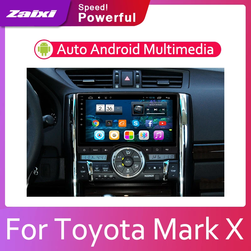 ZaiXi автомобильная система Android 1080P ips ЖК-экран для Toyota Mark X 2009~ автомобильный Радио плеер gps Навигация BT WiFi AUX
