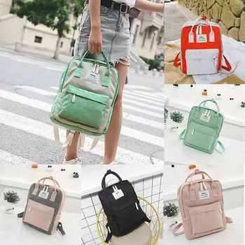 

Female Backpack Fashion Women Girl Students Canvas Shoulder Bag School Bag Travel Bagpack Tote Backpack mochilas mujer 2020 #C1