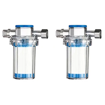 

2Pcs Household Impurities Removal Washing Machine Water Heater Shower Shower Water Purifier Front Tap Water Purifier