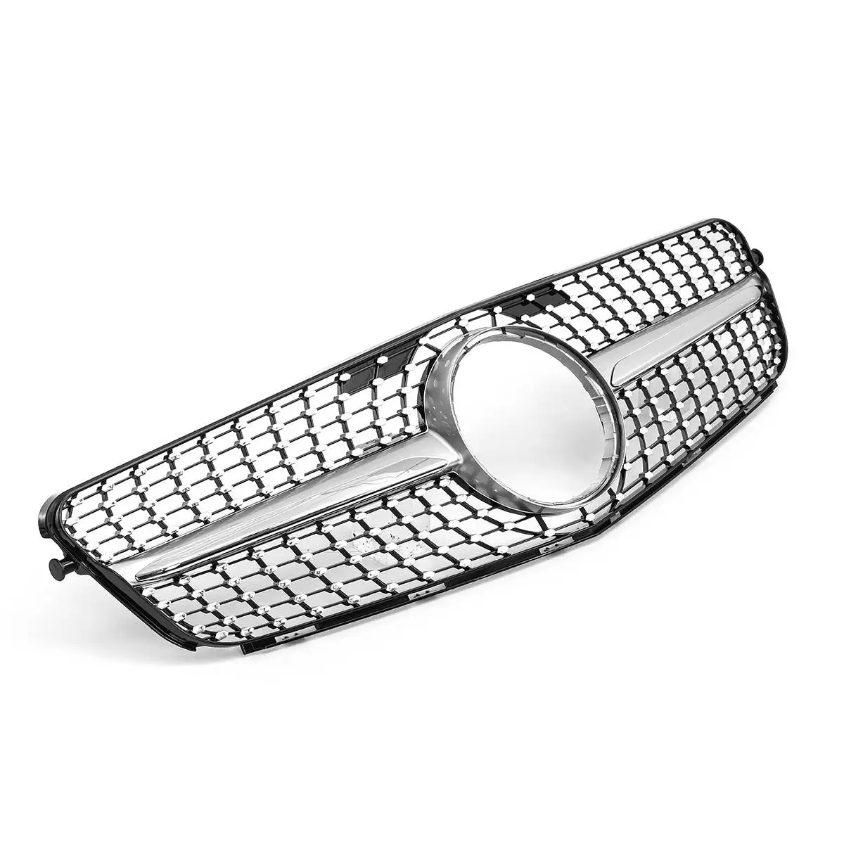 Car Front Grille Grill For Mercedes For Benz C Class W204 C180 C200 C300 20082014 Diamond Style